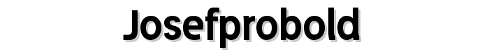 JosefProBold font