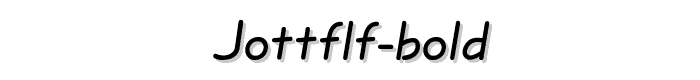 JottFLF-Bold font