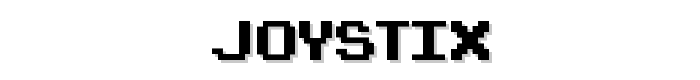 Joystix font