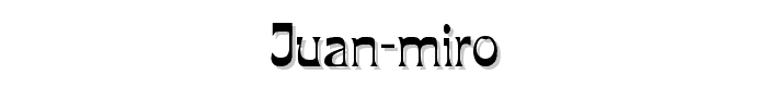 Juan%20Miro font