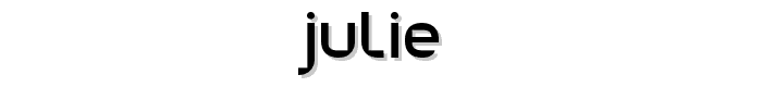 Julie01 font