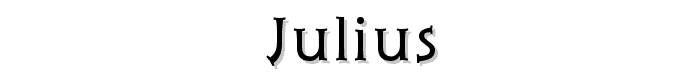 Julius font