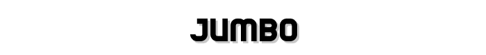 Jumbo font