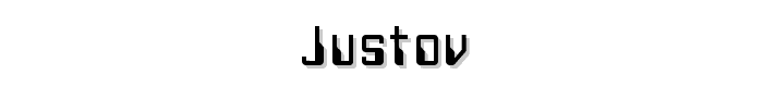 Justov font