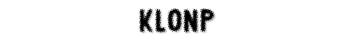 KLONP font