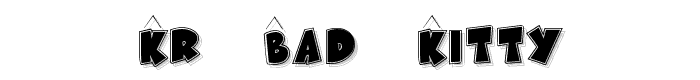KR Bad Kitty font