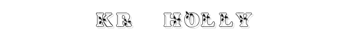 KR%20Holly font