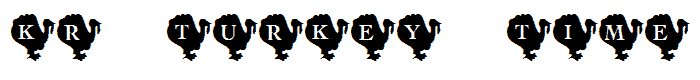 KR Turkey Time font