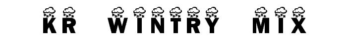 KR Wintry Mix font