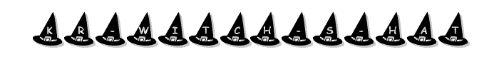 KR Witch s Hat font