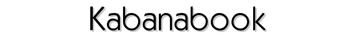 KabanaBook font