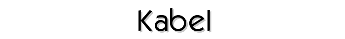 Kabel font