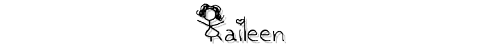 Kaileen font