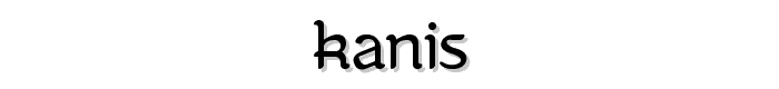 Kanis font