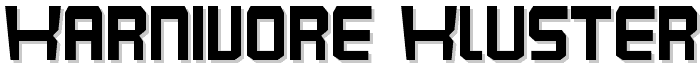 Karnivore%20Kluster font