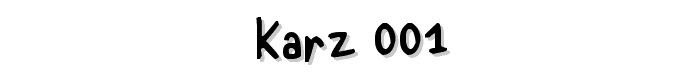 Karz%20001 font