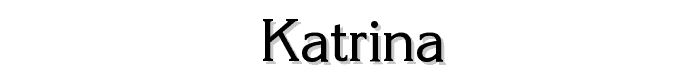 Katrina font