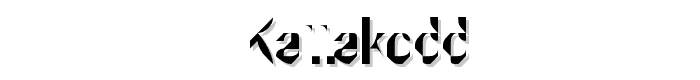 Kattakodd font