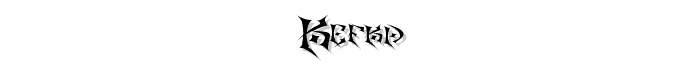 Kefka font