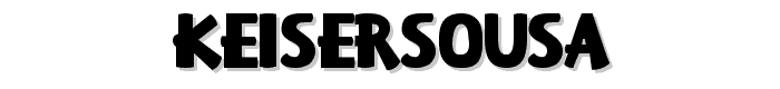 KeiserSousa font