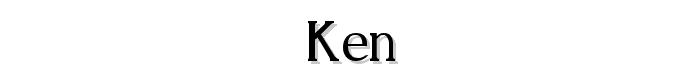 Ken font