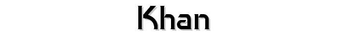 Khan font