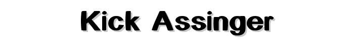 Kick Assinger font