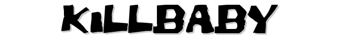 KillBaby font