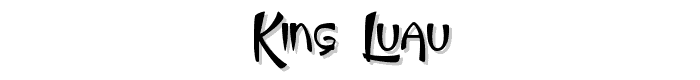 King%20Luau font