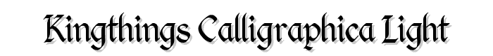 Kingthings%20Calligraphica%20Light font