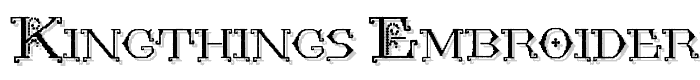 Kingthings%20Embroidery font