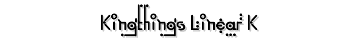 Kingthings%20Linear%20K font