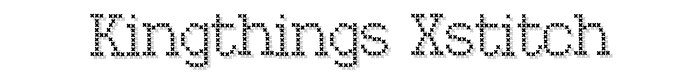 Kingthings%20Xstitch font