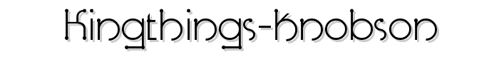 Kingthings%20Knobson font