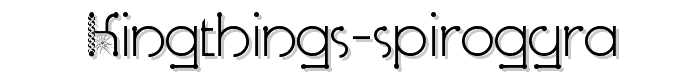 Kingthings Spirogyra font