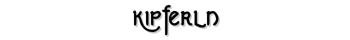 Kipferln font