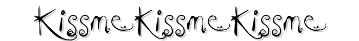 KissMeKissMeKissMe font