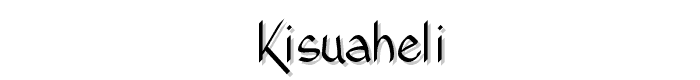 Kisuaheli font