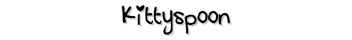 Kittyspoon font