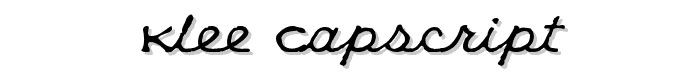 Klee%20CapScript font