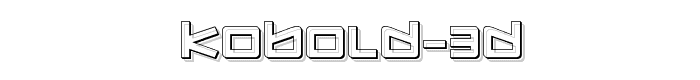 Kobold%203D font