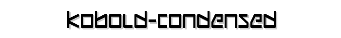 Kobold Condensed font