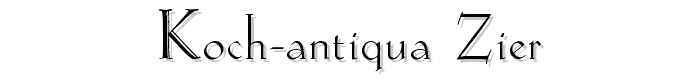 Koch-Antiqua%20Zier font