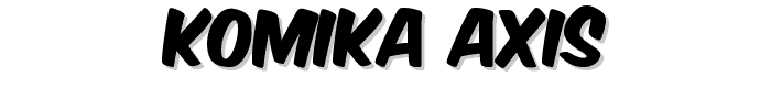 Komika%20Axis font