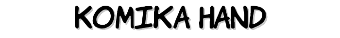 Komika%20Hand font