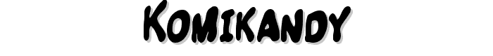 Komikandy font