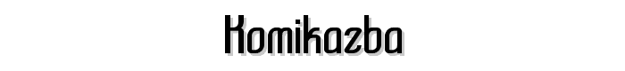 Komikazba font