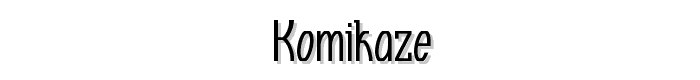 Komikaze font