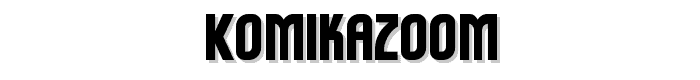 Komikazoom font