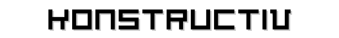 Konstructiv font